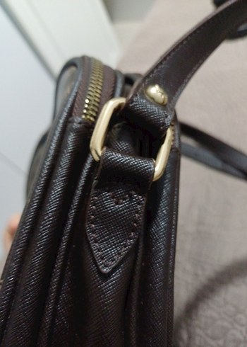 Kahverengi pierre cardin çanta - Görsel 4