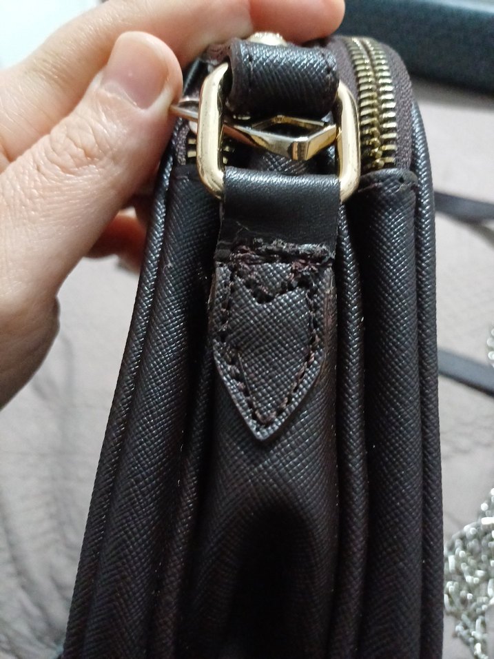 Kahverengi pierre cardin çanta - Görsel 5