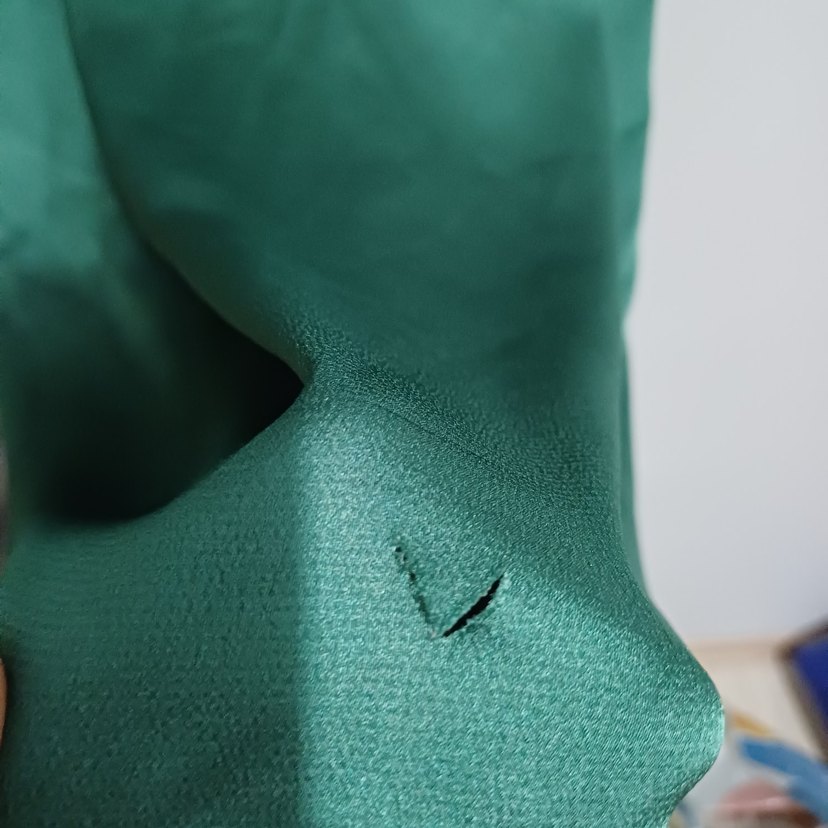 Yeşil Saten Uzun Drapeli Kadın Elbise - Görsel 4