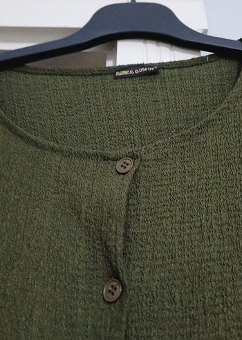 Kadın Haki Uzun  Elbise - Görsel 4