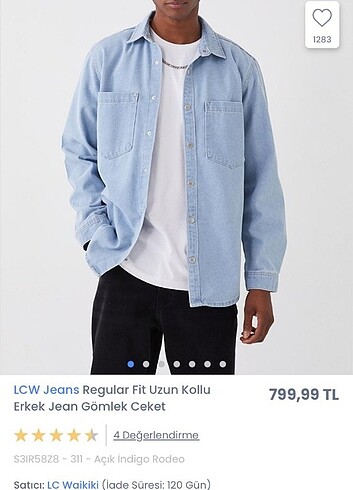 Lcw erkek kot gömlek 