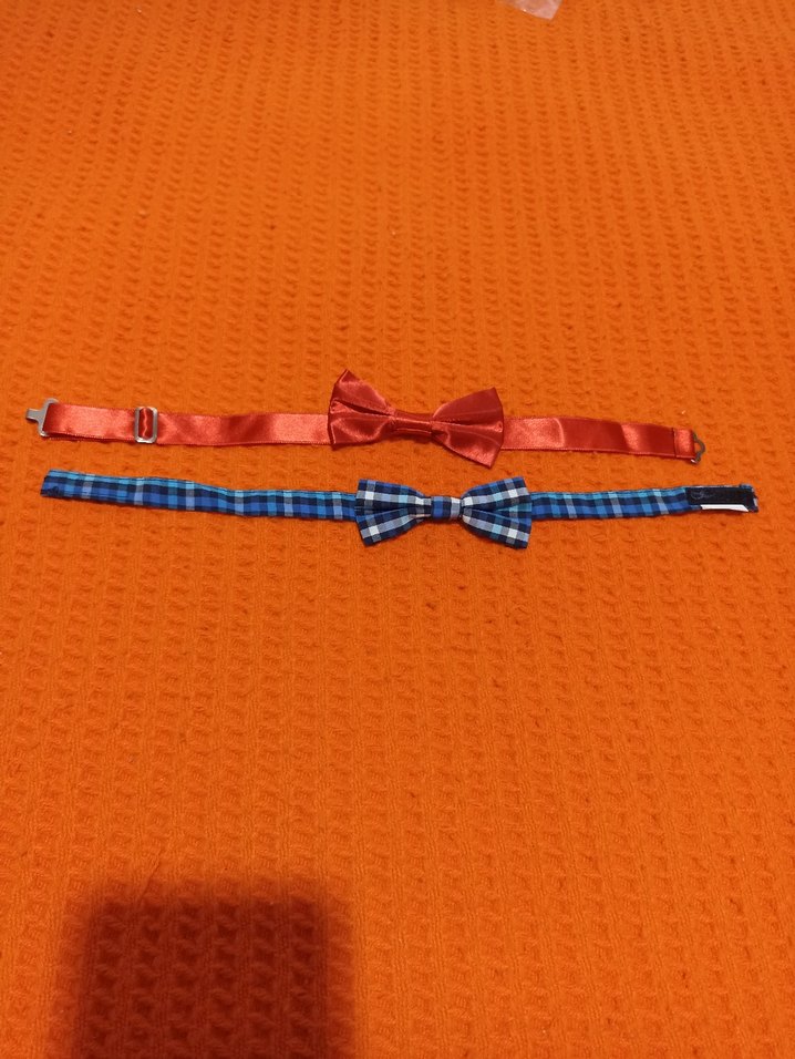 Çocuklar için Renkli Ekose Papyon Seti - Görsel 3