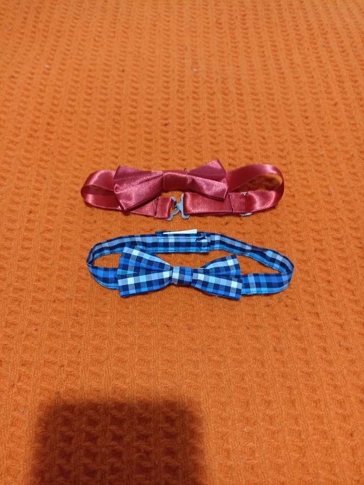 Çocuklar için Renkli Ekose Papyon Seti - Görsel 4