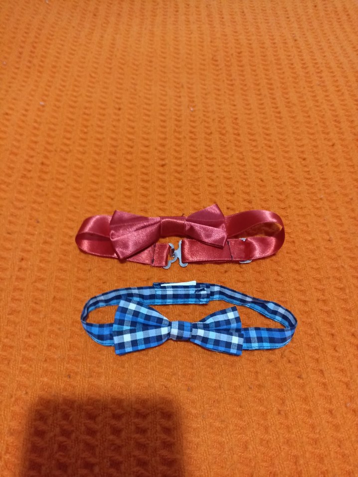 Çocuklar için Renkli Ekose Papyon Seti - Görsel 5