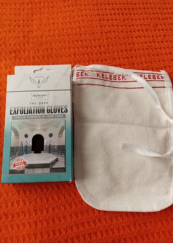 Derin Peeling Eldiveni ve Beyaz kese - Görsel 2