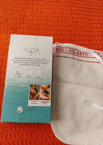 Derin Peeling Eldiveni ve Beyaz kese - Görsel 4