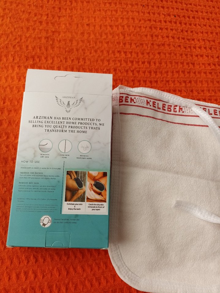 Derin Peeling Eldiveni ve Beyaz kese - Görsel 4