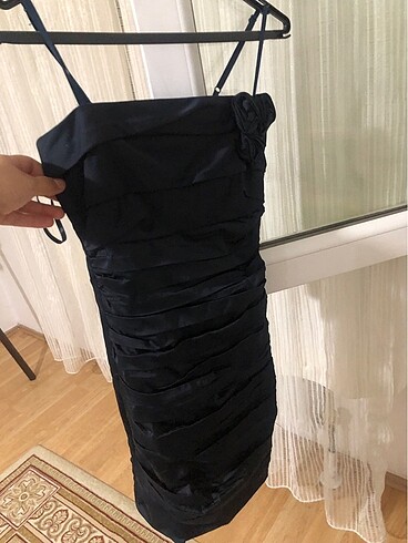 36 beden saten özel. günlerde kullanılacak elbise - Görsel 3