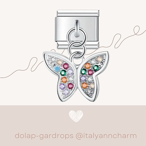 Pandora Nomination Charm İtalyan charm Pandora