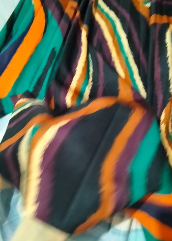 Renkli Pilili Uzun Bohem Etek - Görsel 4