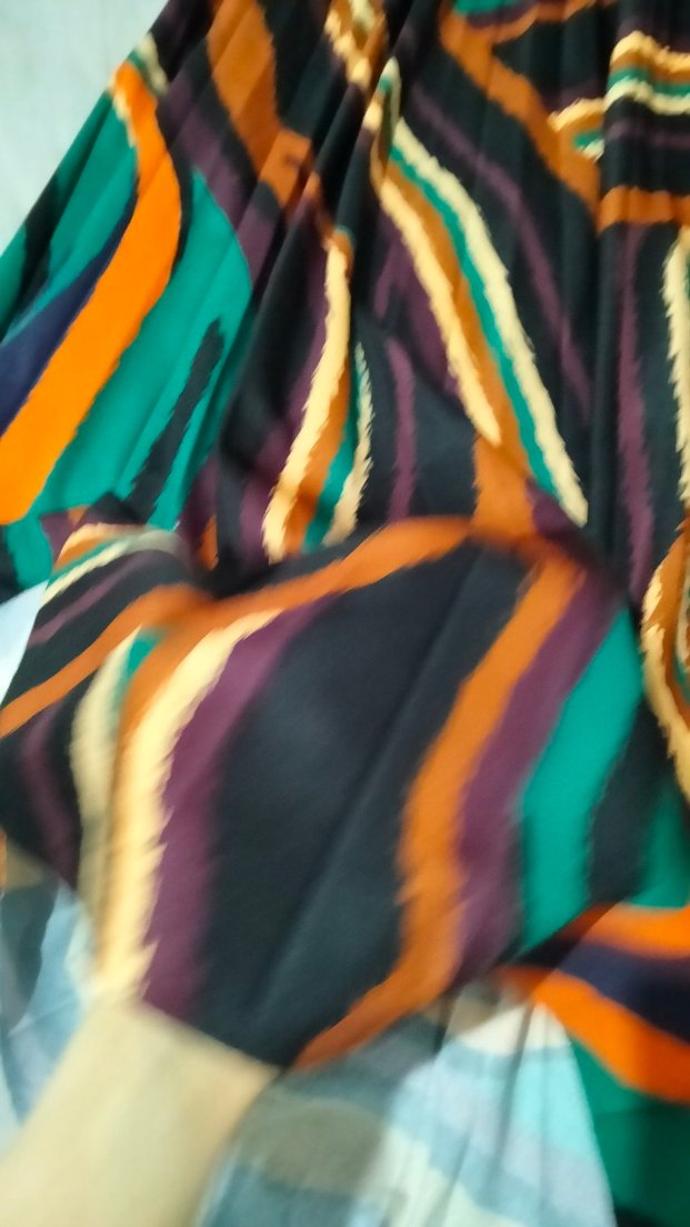 Renkli Pilili Uzun Bohem Etek - Görsel 4