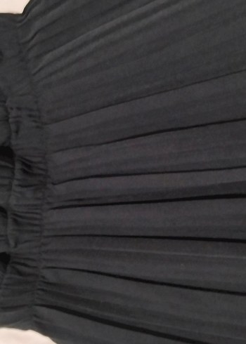 Siyah Piliseli Uzun Gotik Etek - Görsel 2