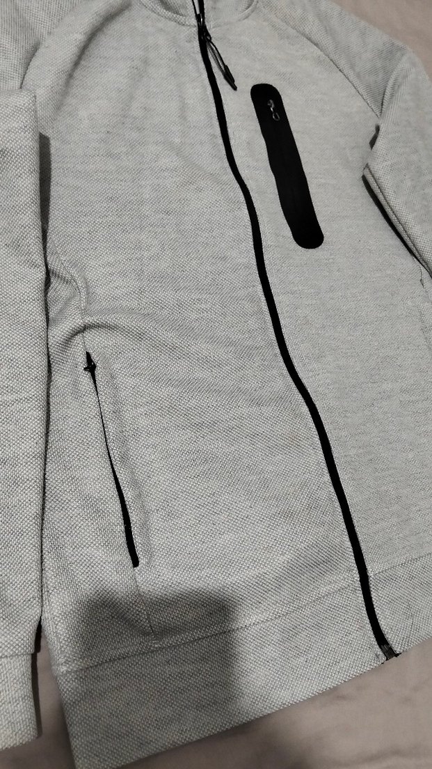 Gri Fermuarlı Erkek Sweatshirt - Görsel 2