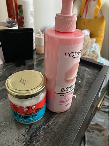 Loreal Paris Saç yağı ve makyaj temizleme sütü