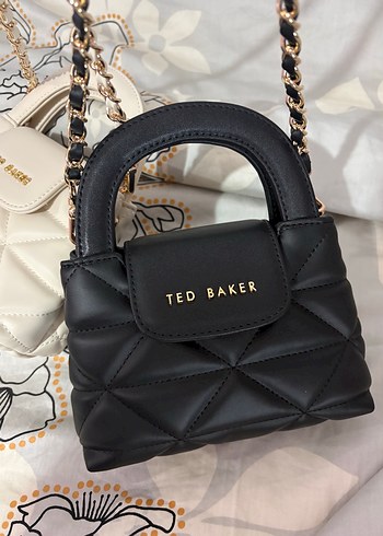 Ted Baker Siyah Kapitone Mini Canta