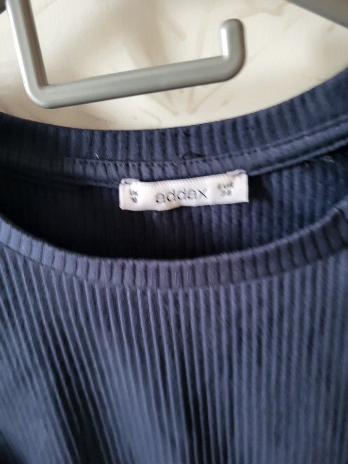 Kadın Lacivert Uzun Kollu Bluz - Görsel 2