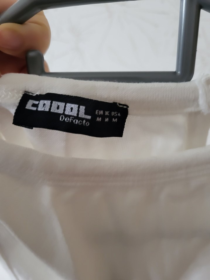 Kadın Beyaz Yüksek Yakalı Atlet - Görsel 3