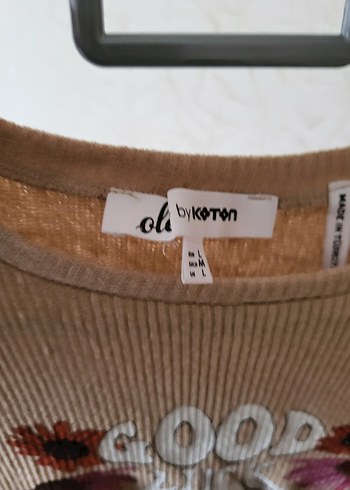 Bohem Tarz Kısa Kollu Örme Kadın Tişört - Görsel 2