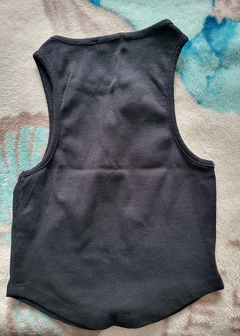 Siyah Baskılı Spor Kadın Atlet - Görsel 2