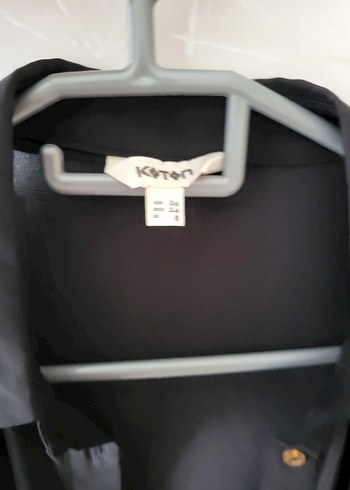 Siyah Düğmeli Kadın Gömlek - Görsel 2