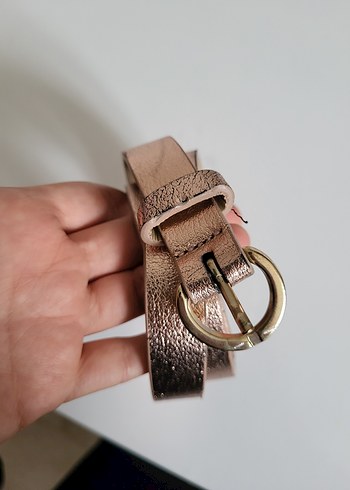 Bej Deri Kadın Kemer - Görsel 2