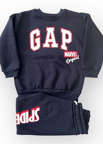 5 Yaş Beden Mavi Marvel Baskılı Sweatshirt