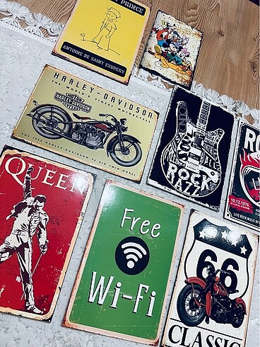 Diğer Retro ahşap poster çerçeve
