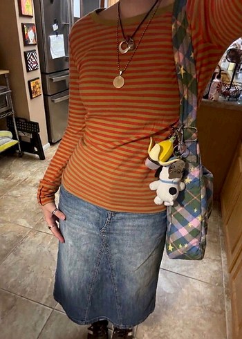 American Vintage 2000s Whimsical Kot Etek