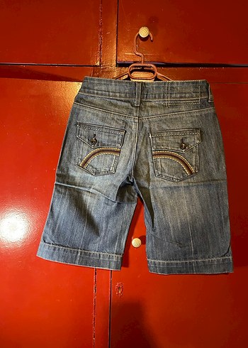 Kadın Bermuda Denim Şort - Görsel 2