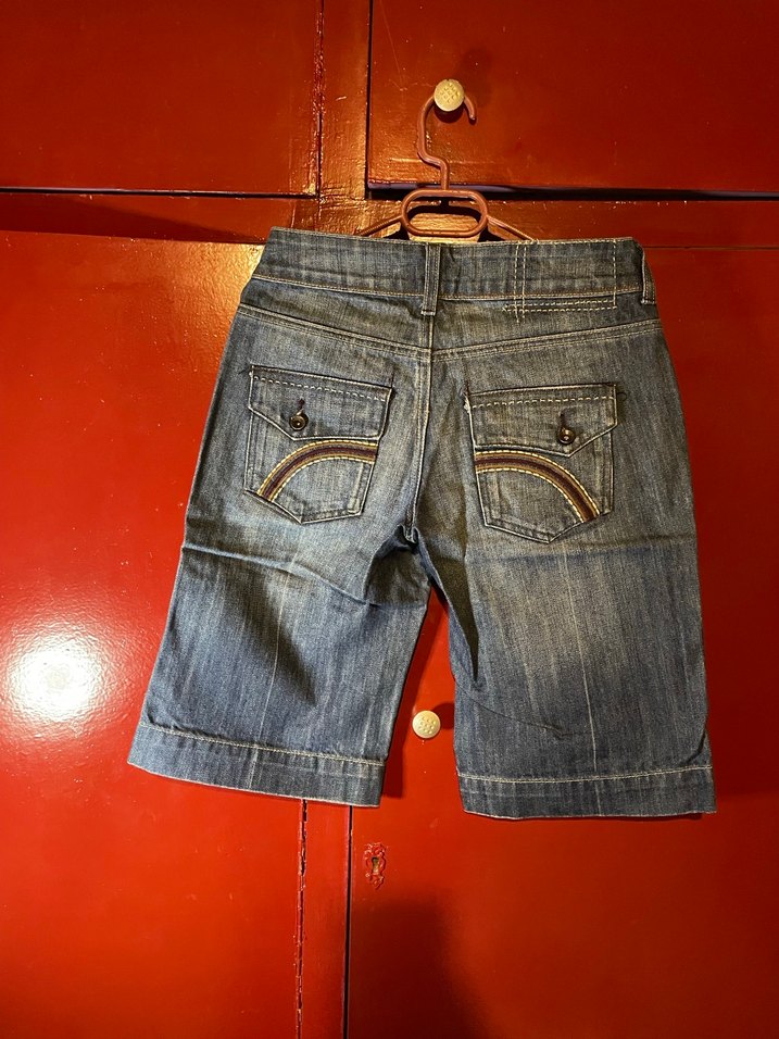 Kadın Bermuda Denim Şort - Görsel 2