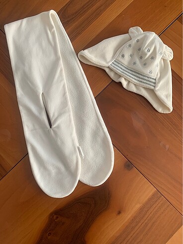 1-2 Yaş, 19 cm Beden KIZ BEBEK ATKI BERE