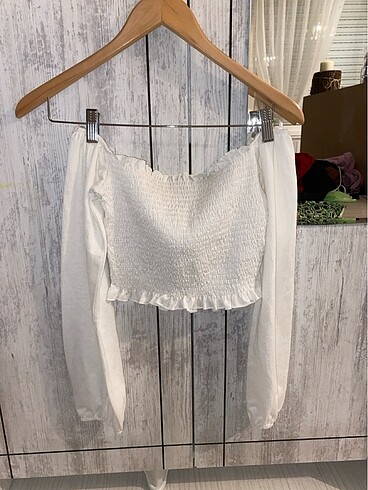 s Beden H&M beyaz crop