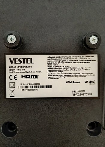 Sadece Ekran kırık Vestel Smart televizyon - Görsel 3