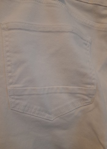 Vena Beyaz Denim Pantolon / Erkek - Görsel 5