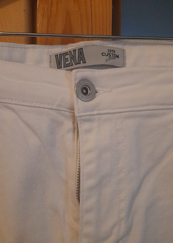 Vena Beyaz Denim Pantolon / Erkek - Görsel 3