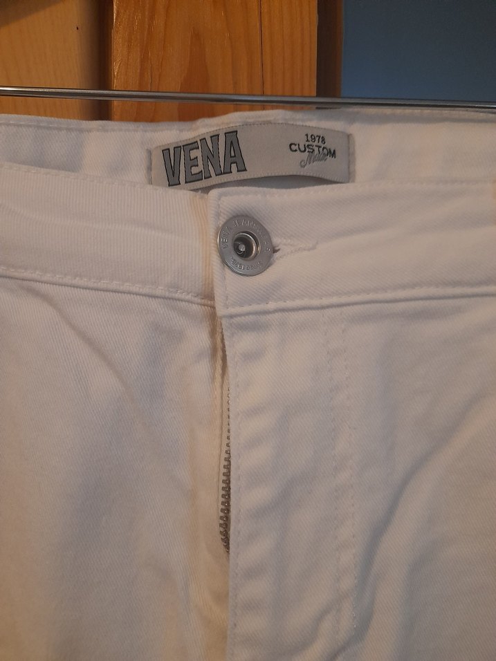 Vena Beyaz Denim Pantolon / Erkek - Görsel 3
