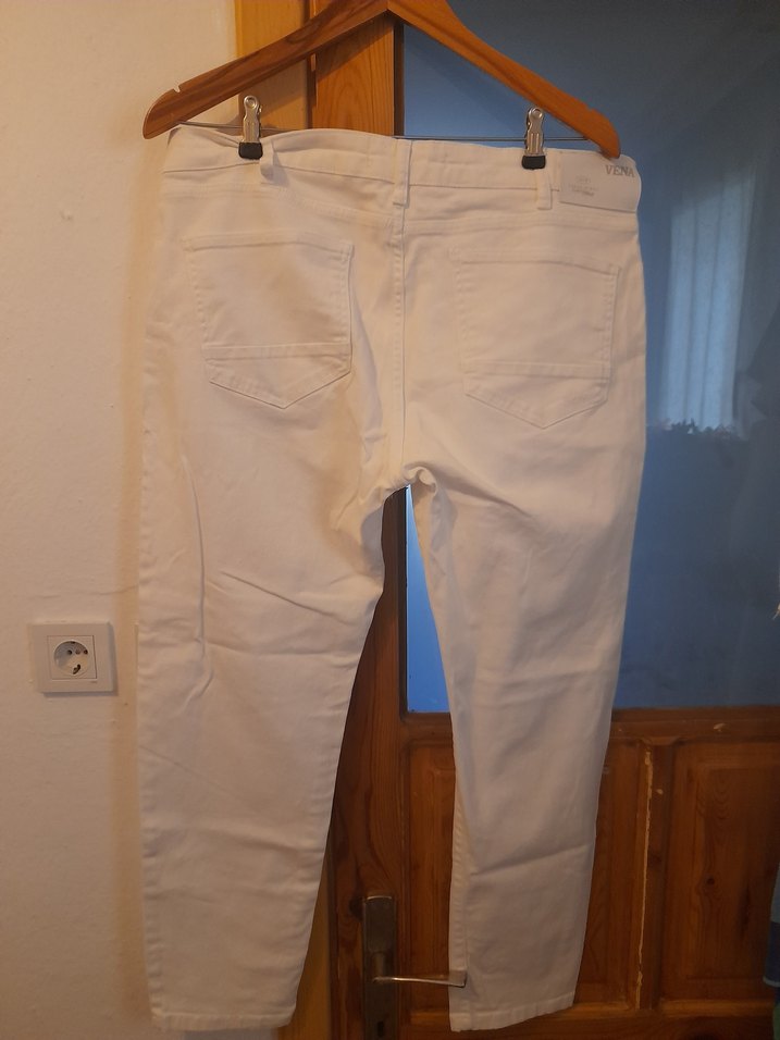 Vena Beyaz Denim Pantolon / Erkek - Görsel 4