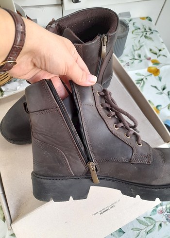 Kinetix Kahverengi Deri Erkek Botları - Görsel 3