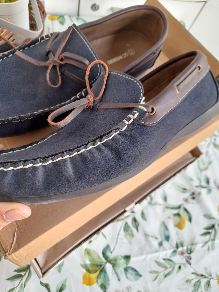 Bağcıklı Erkek Süet Loafer Ayakkabı - Görsel 3