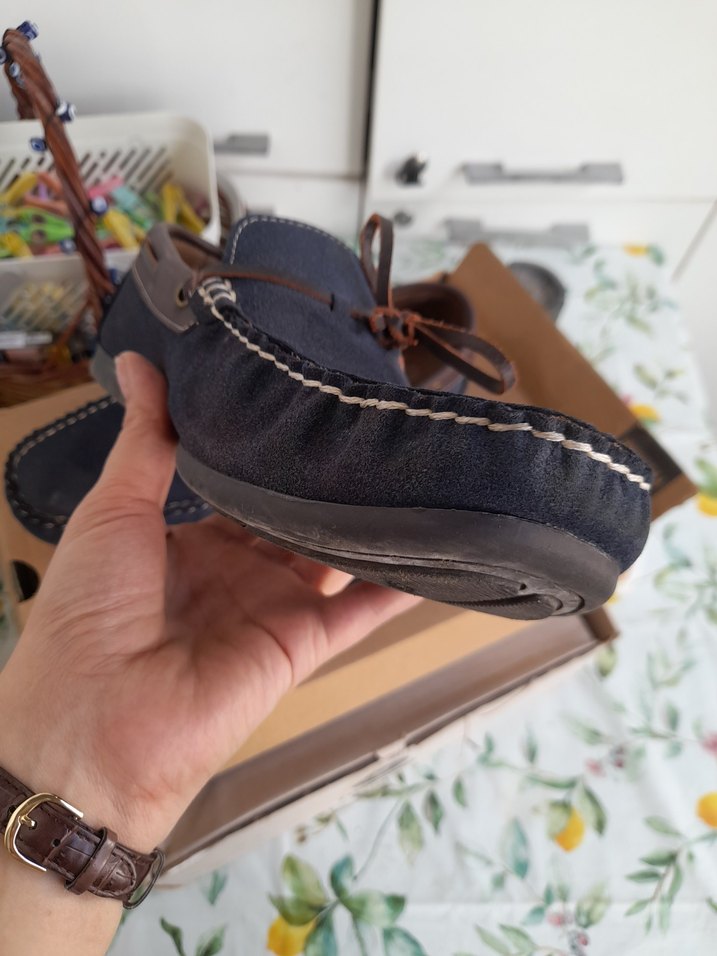 Bağcıklı Erkek Süet Loafer Ayakkabı - Görsel 4