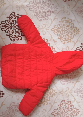 Kırmızı Fermuarlı Bebek Tulumu - Görsel 3