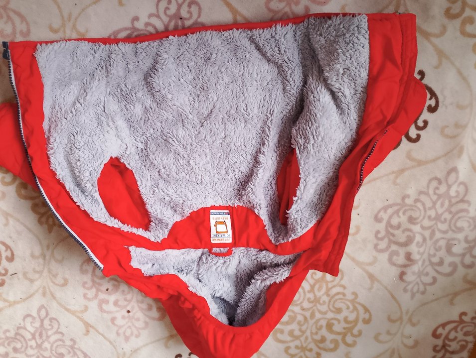 Kırmızı Fermuarlı Bebek Tulumu - Görsel 2