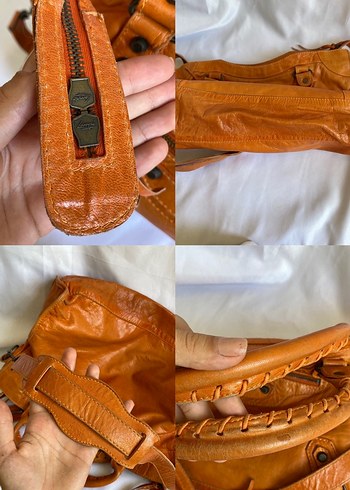 Beden turuncu Renk Balenciaga city bag