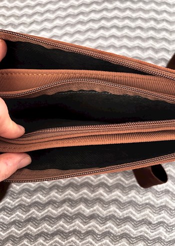 Zara Kahverengi Fermuarlı Kadın Omuz Çantası