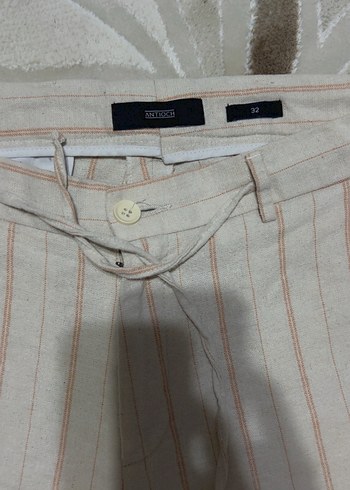 Bej Pamuk Kadın Bermuda Şort - Görsel 5