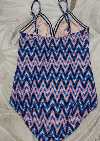 Renkli Pilili Bohem Stil Kadın Mayo - Görsel 4