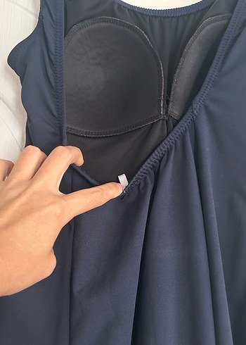 Lacivert etek-şort Kadın Mayo - Görsel 4