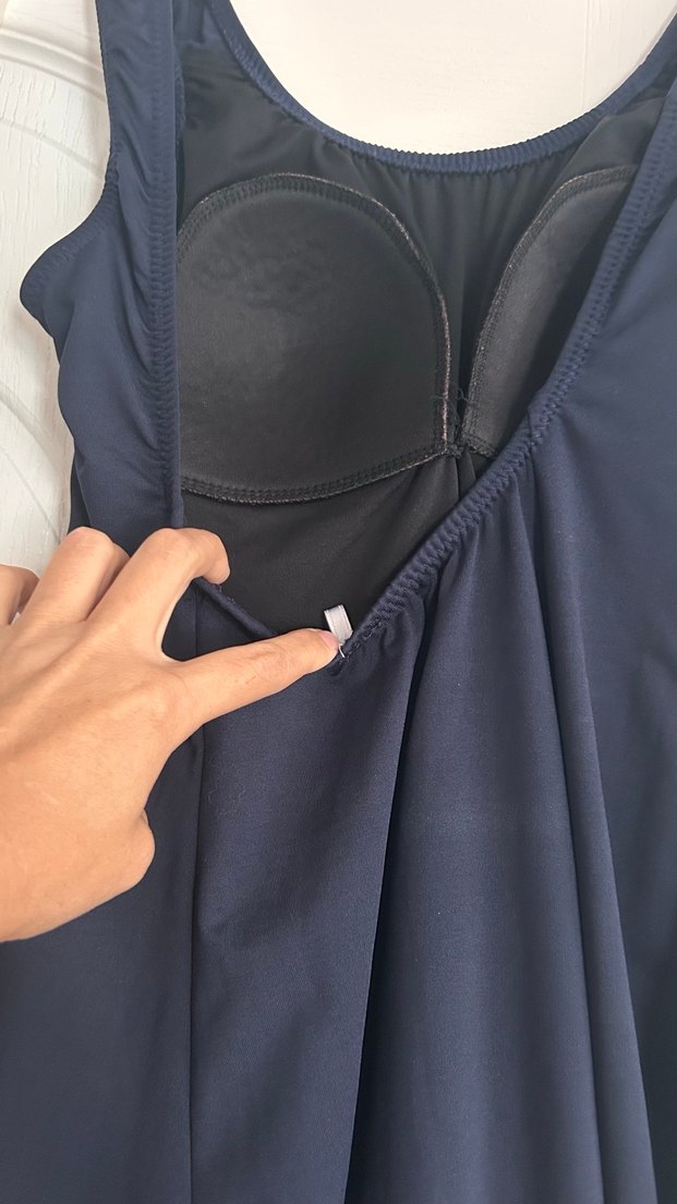 Lacivert etek-şort Kadın Mayo - Görsel 4