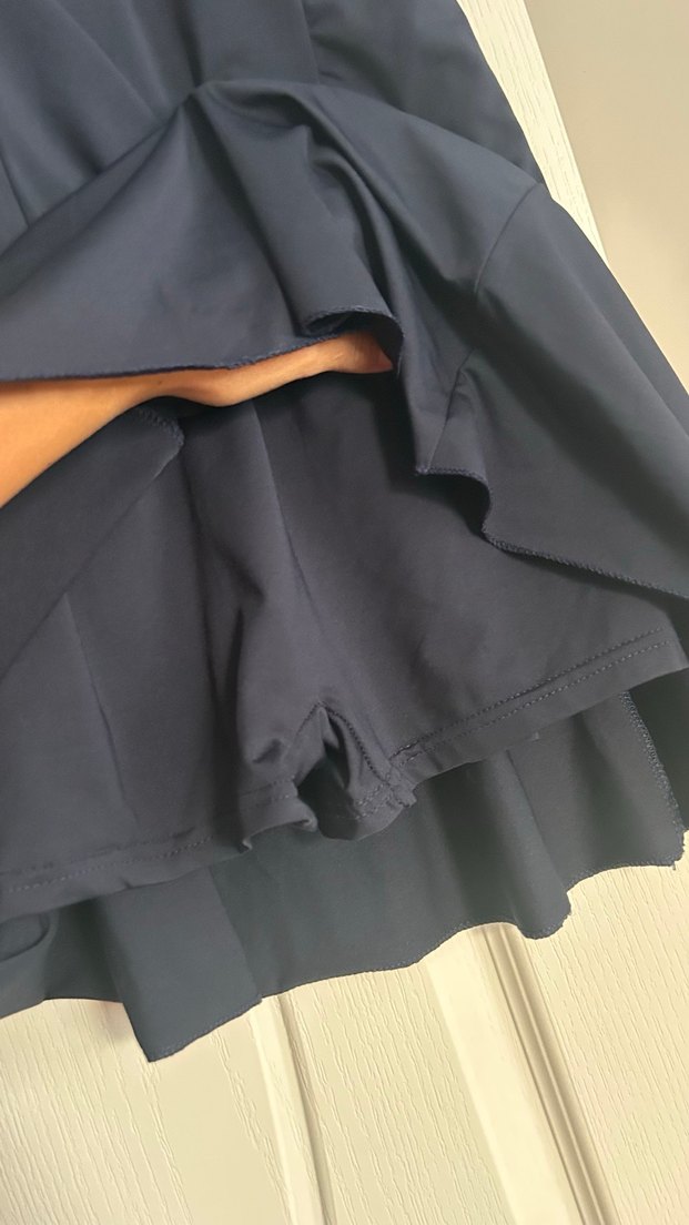 Lacivert etek-şort Kadın Mayo - Görsel 3