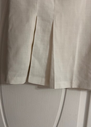 Beyaz Midi Kalem Etek - Görsel 5